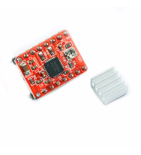 A4988 Step Motor Sürücü Kartı (Soğutuculu) Arduino