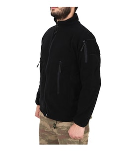 Siyah Outdoor Tactical Polar Mont - Hırka