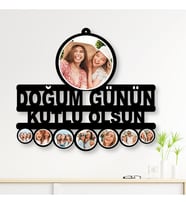 Kişiye Özel 'DOĞUM GÜNÜ YAZILI 'Ahşap Tablo