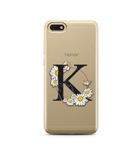 Papatya Harf Tasarım Süper Şeffaf Silikon Telefon Kılıfı Huawei Honor 7s-Y5 (201