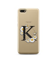 Papatya Harf Tasarım Süper Şeffaf Silikon Telefon Kılıfı Huawei Honor 7s-Y5 (201