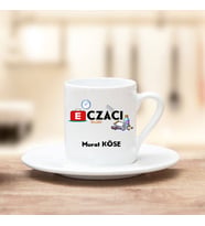 Eczacı Türk Kahvesi Fincanı (Beyaz)