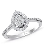 0.52 Ct Damla Pırlanta Yüzük