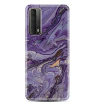 Kılıfland Huawei P Smart 2021 Kılıf Silikon Resimli Kapak Abstract Purple Stok 1070