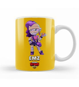 Brawl Stars  Emz Kupa Bardak Porselen
