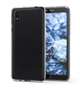 Microsonic Samsung Galaxy A01 Core Kılıf Transparent Soft Beyaz