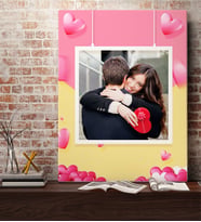 BK Gift Kişiye Özel Fotoğraflı Sanatsal Kanvas Tablo 8 (70x100cm.)