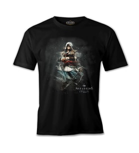 Assassin's Creed 2 Siyah Erkek Tshirt