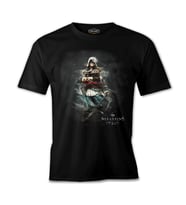 Assassin's Creed 2 Siyah Erkek Tshirt