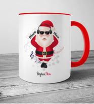 BK Gift Kişiye Özel Noel Baba Kırmızı Kupa Bardak  1