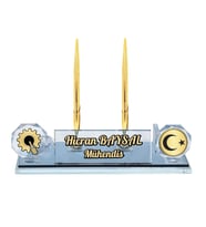 Sentez Mühendise Hediye Masaüstü İsimlik (Gold)