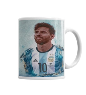 Messi Argentina Kupa Bardak Porselen