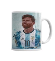 Messi Argentina Kupa Bardak Porselen