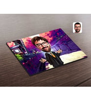 BK Gift Kişiye Özel Erkek Avukat Karikatürlü Ahşap Puzzle-3