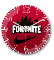 Fortnite Just Play lt Duvar Saati Bombeli Gercek  Cam---Ücretsiz
