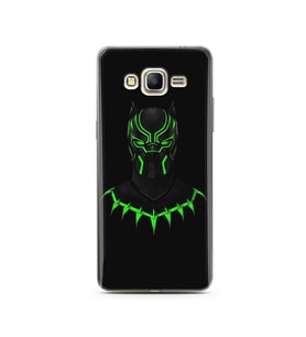 Black Panter Tasarım Süper Şeffaf Silikon Telefon Kılıfı Samsung Grand Prime
