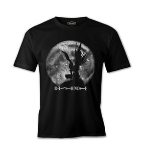 Death Note - Moon 2 Siyah Erkek Tshirt