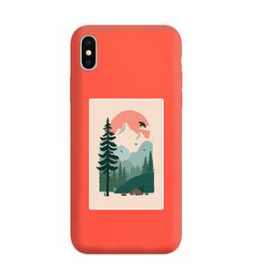 Turuncu Lansman Telefon Kılıfı Iphone XS