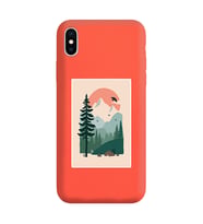 Turuncu Lansman Telefon Kılıfı Iphone XS