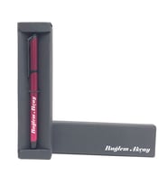 Kişiye Özel İsim Baskılı Bordo Metal Roller Kalem
