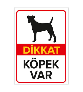 MIGNATIS - Dikkat Köpek Var Levhası Rottweiler - Sac Malzeme 50x70cm
