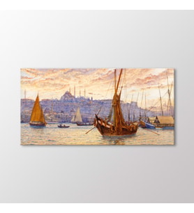 Arty Tablo Haliç Tristram James Ellis Tablo (Karışık)