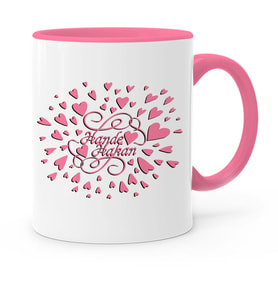 BK Gift Kişiye Özel Sevgililer Günü Temalı Pembe Kupa Bardak  29
