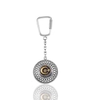Söğütlü Silver Gümüş ay yıldız gümüş anahtarlık.