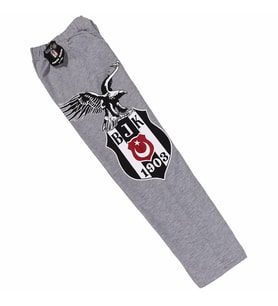 BEŞİKTAŞ  ORJİNAL ÇOCUK EŞOFMAN ALT LOGOLU 022 (Gri)