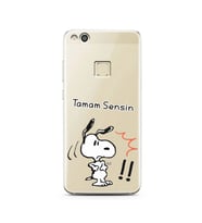 Snoopy Tasarımlı Süper Şeffaf Silikon Telefon Kılıfı Huawei P10 Lite 
