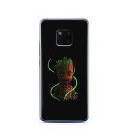 Baby Groot Tasarım Süper Şeffaf Silikon Telefon Kılıfı Huawei Mate 20 Pro 