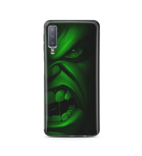 Hulk Tasarım Süper Şeffaf Silikon Telefon Kılıfı Samsung A7 (2018)