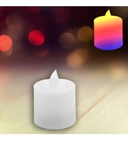 Pilli Tealight Pilli Led MuM, 3,60 cm x 3,20 cm - Renk Değiştiren Işık (STD)