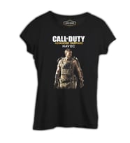 Call of Duty - Advanced Warfare Havoc Siyah Kadın Tshirt