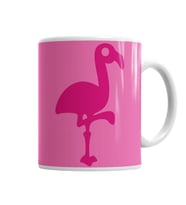 Pembe Yavru Flamingo Kupa Bardak Porselen