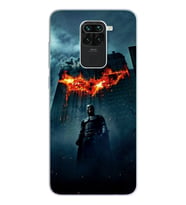 Batman Tasarım Süper Şeffaf Silikon Telefon Kılıfı Xiomai Redmi Note 9