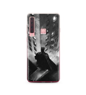 Batman Tasarım Süper Şeffaf Silikon Telefon Kılıfı Samsung A9 (2018)  