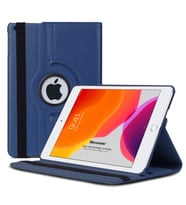 Microsonic Apple iPad 10.2'' 8. Nesil (A2270-A2428-A2429-A2430) Kılıf 360 Rotating Stand Deri Lacivert