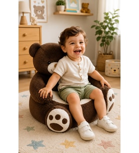 Ayıcık Pelüş Bebek Çocuk Koltuğu (Model 1)