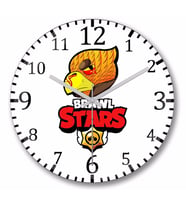 Brawl   Stars  Crow Duvar Saati Bombeli Gercek Cam