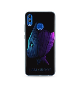 Baby Groot Tasarım Süper Şeffaf Silikon Telefon Kılıfı Huawei Honor 10 Lite 