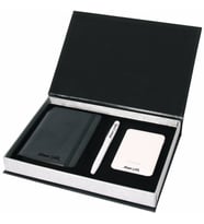Wings Almon Hediyelik Set  İsme Özel  5000mAh Powebank +  Cep Defteri + Roller Kalem  Hepsi İsme Özel
