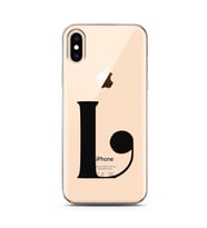Iphone Xs Harf Tasarımlı Telefon Kılıfı L-Harfi 