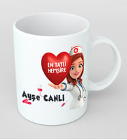 Kişiye Özel En Tatlı Hemşire Kupa Bardak