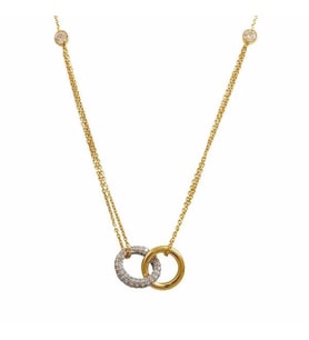 Sonsuz Aşk Kolye 4,27 Gram 14 Ayar Altın (Sarı)
