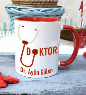 Doktorlara Özel Kendin Tasarla Kupa Bardak