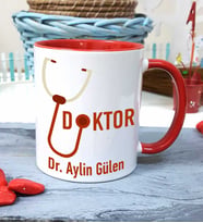Doktorlara Özel Kendin Tasarla Kupa Bardak