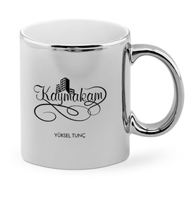 BK Gift Kişiye Özel Mesleki Kaymakam Krom Kupa Bardak  1