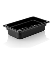 Plastport Kırılmaz Gastronom Küvet - Siyah 1/4-100 (Siyah-Gri)