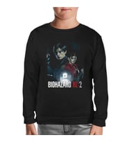 Resident Evil - Biohazard Siyah Çocuk Sweatshirt